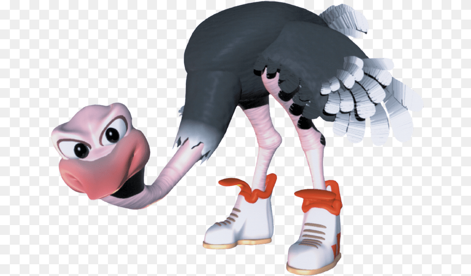Expresso The Ostrich Donkey Kong Country Animals, Animal, Bird, Vulture, Clothing Free Png