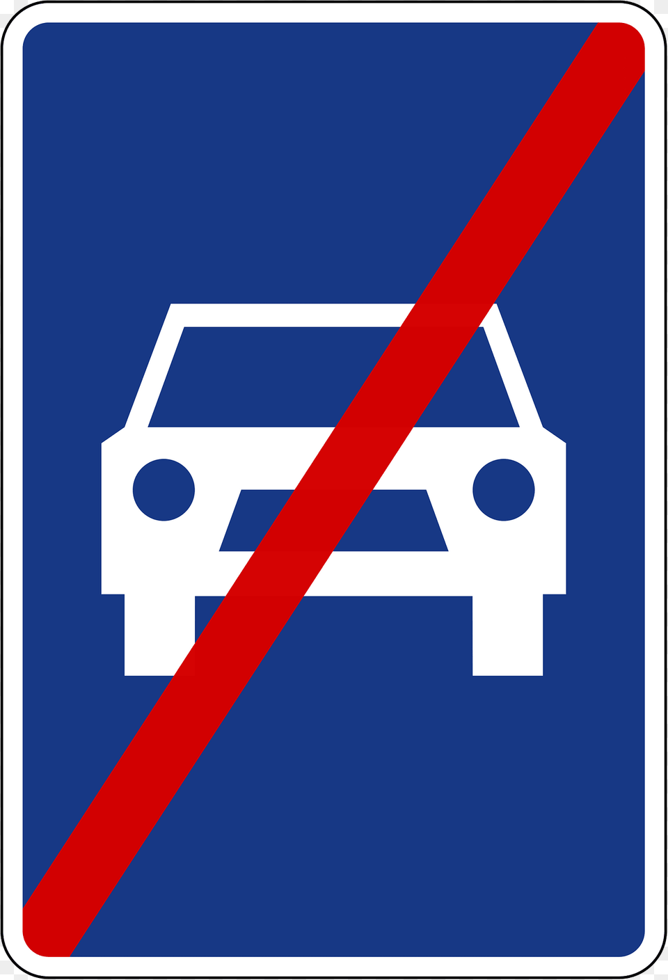Expressway Ends Sign In Slovenia Clipart, Symbol Png Image