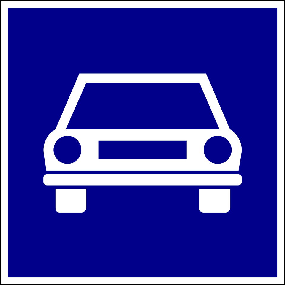 Expressway Sign In Hungary Clipart, Car, Coupe, Sports Car, Transportation Free Png