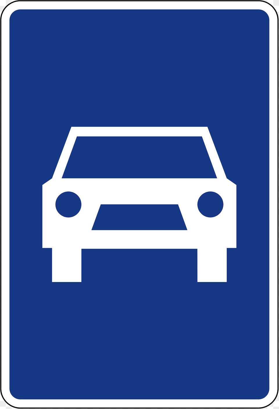 Expressway Sign In Slovenia Clipart, Symbol Png Image