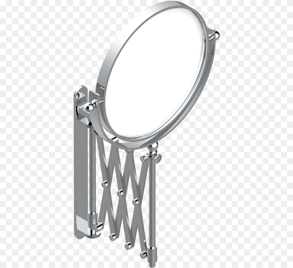 Extendable Shaving Mirror Reversible With 1 Magnifying Mirror, Smoke Pipe Png