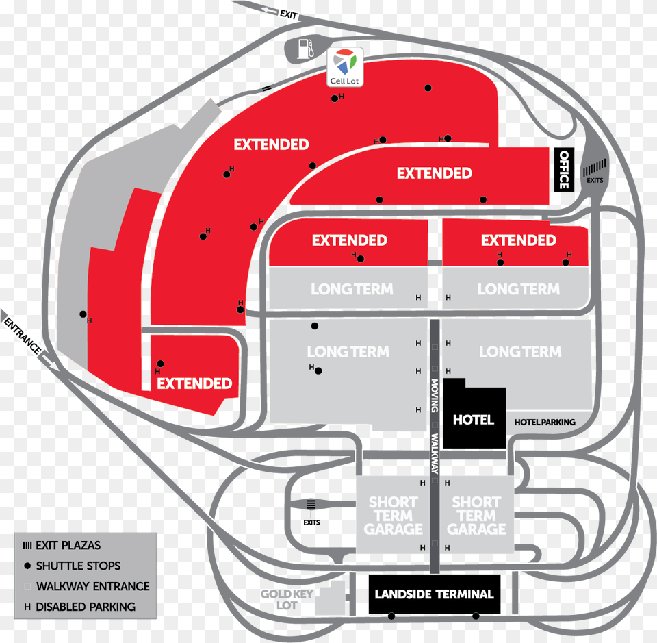 Extended Lot Arrival Pittsburgh Airport Map, Gas Pump, Machine, Pump Png