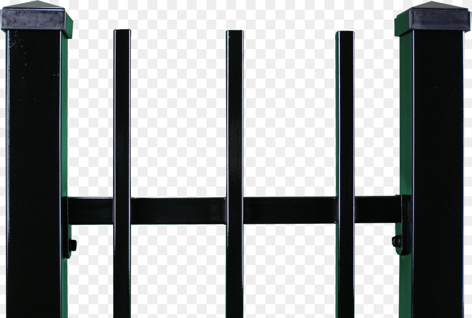 Extended Picket Iron Fence Gate, Prison Png