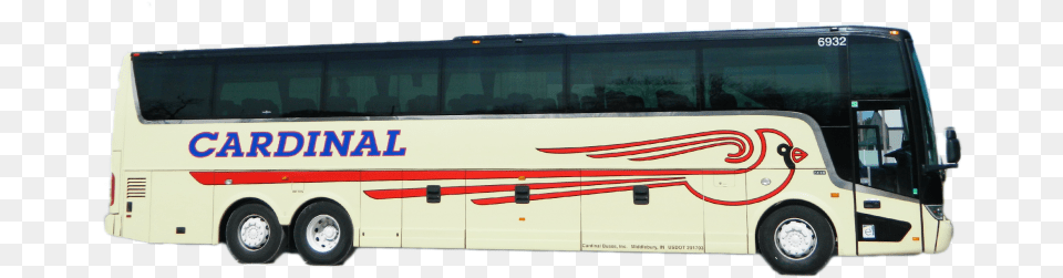 Exterior 6932 Cardinal Tour Bus Service, Transportation, Vehicle, Tour Bus Png Image