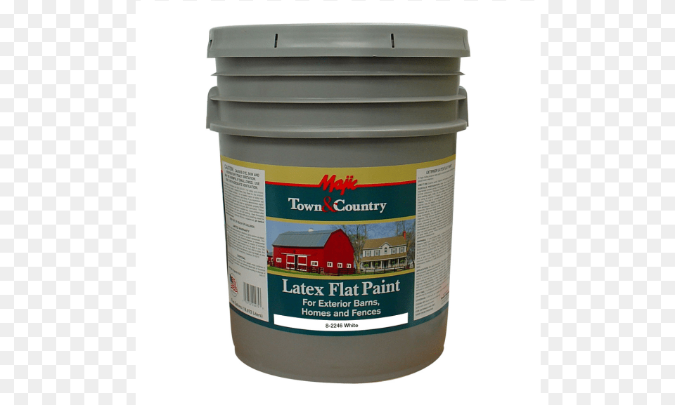 Exterior Paint Majic Town Amp Country Latex Flat Paint 5 Gal, Paint Container, Bottle, Shaker Png