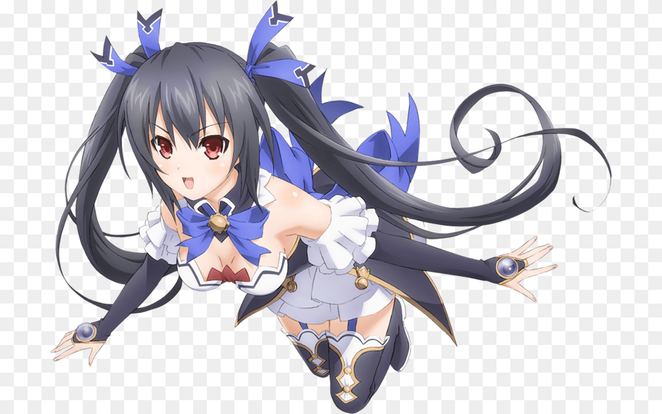 External Link Hyperdimension Neptunia Noire Transparent, Book, Comics, Publication, Person Free Png Download