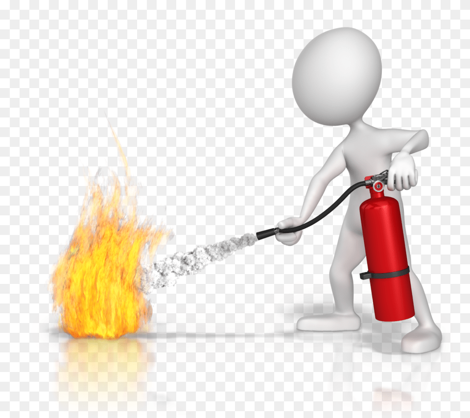 Extinguisher, Extinguishing Fire, Fire, Baby, Person Png