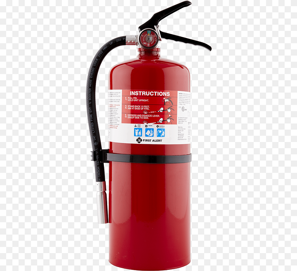 Extinguisher Background First Alert Fire Extinguisher, Cylinder, Bottle, Shaker Free Png