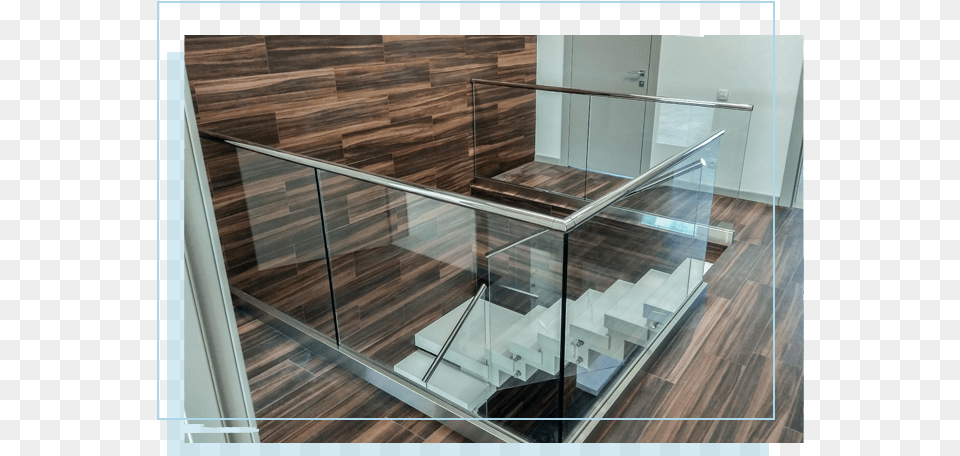 Extra Clear Glass Handrail, Architecture, Staircase, Interior Design, Indoors Png Image