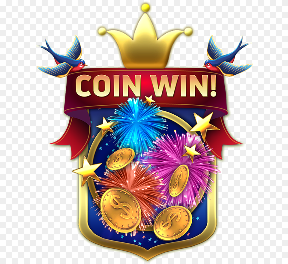 Extra Coin Win Bonus Symbl Redridinghood Thumbnail Badge, Animal, Bird, Symbol, Logo Free Png Download
