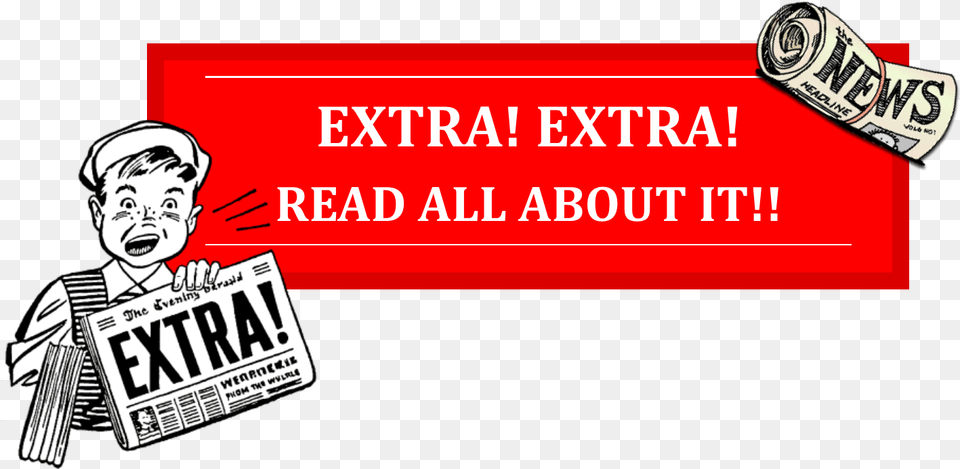 Extra Extra, Advertisement, Adult, Person, Man Free Png