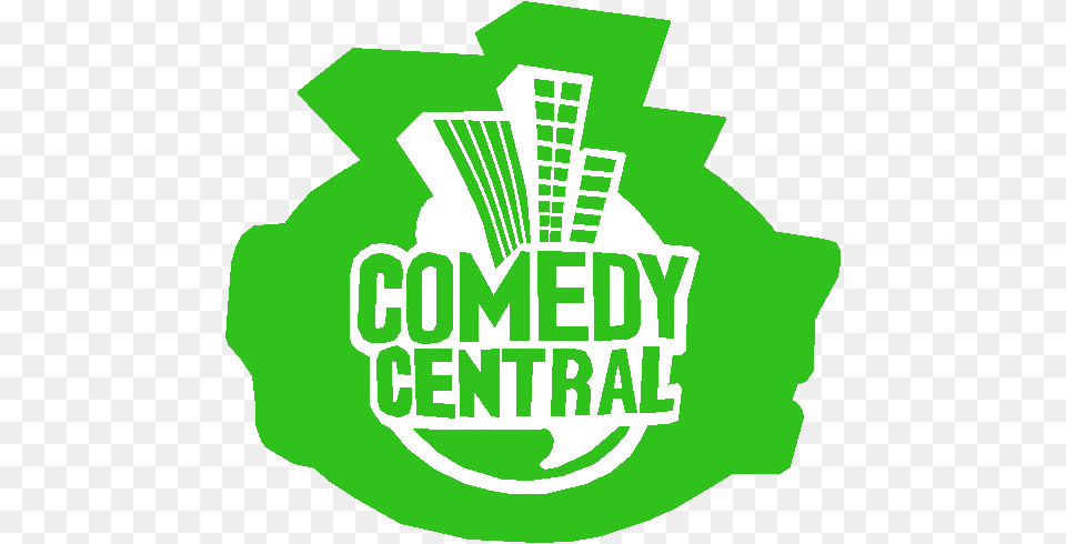 Extra Images Comedy Central 2004 To 2009 Comedy Central, Green, Recycling Symbol, Symbol, Logo Free Png