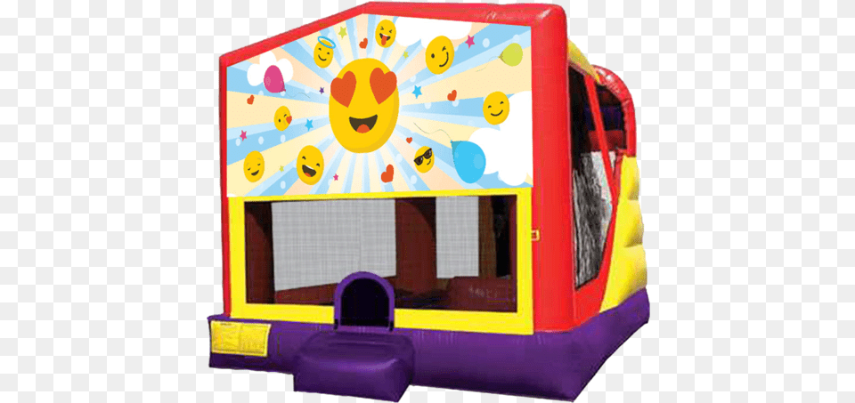 Extra Large Emoji Combo Bouncing Sliding Climbing Pj Mask Bounce House, Inflatable, Indoors, Play Area Free Transparent Png