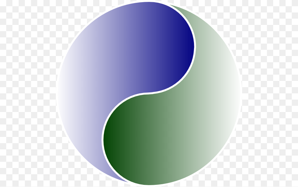 Extra Large Of Yin Yang Blue Amp Green Svg Clip Arts, Sphere, Logo, Astronomy, Eclipse Png
