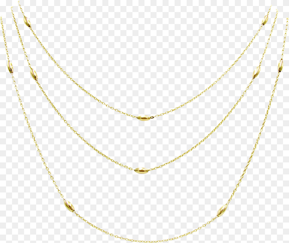 Extra Long Antique Gold Ellipse Bead Layering Station Necklace, Accessories, Jewelry, Chain Free Transparent Png