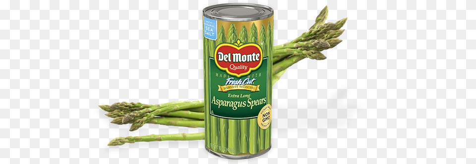 Extra Long Asparagus Spears Del Monte Foods Inc, Can, Tin, Food, Produce Free Transparent Png
