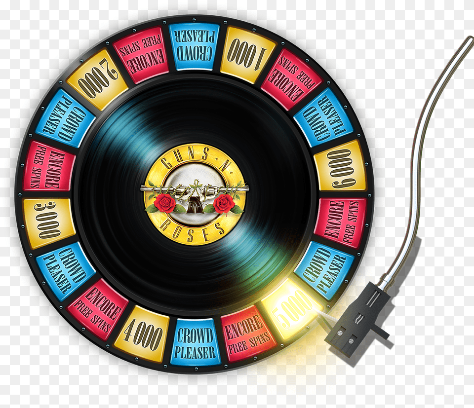Extra Scatter Wheel Gn Guns N Roses Slot, Urban, Night Life, Game, Gambling Free Png Download