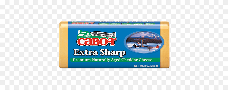 Extra Sharp Cheddar Cheese Cabot Vermont Sharp White Cheddar, Gum Png