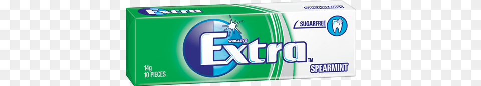 Extra Spearmint 14g 10 Piece Pack Extra Peppermint 10 Piece X, Toothpaste, Gum Png Image