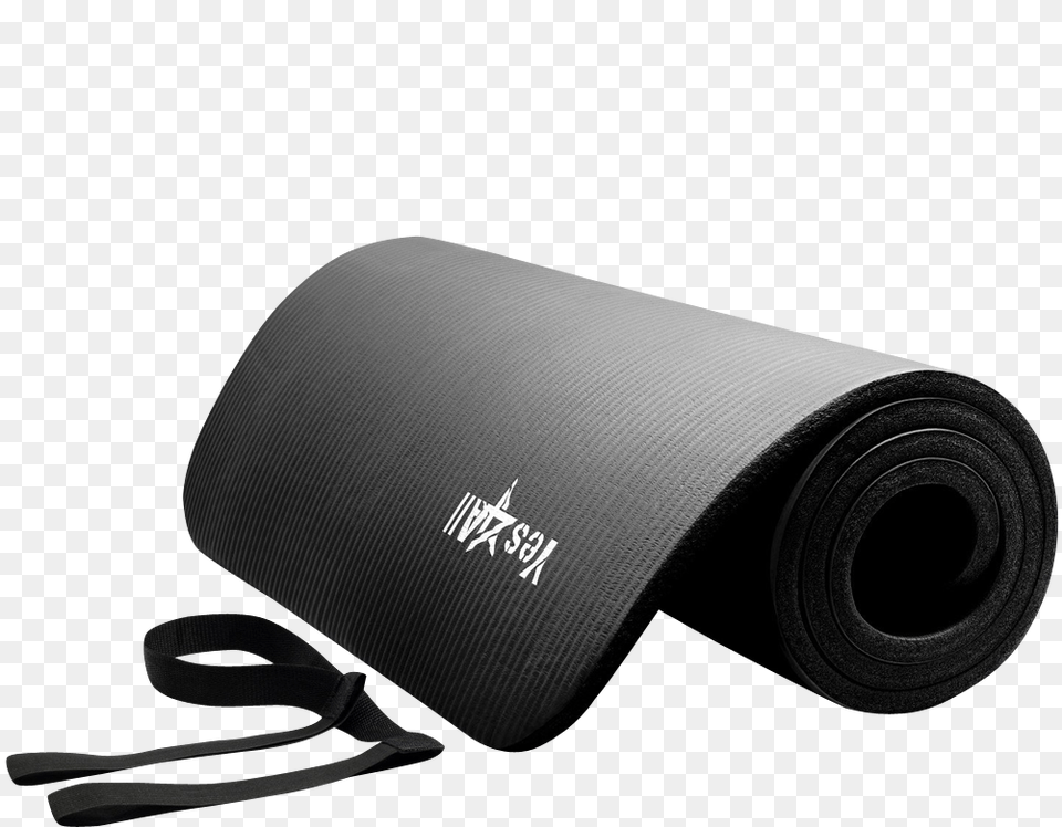 Extra Thick Exercise Yoga Mat With Carry Strap Yoga Mat, Accessories, Formal Wear, Tie, Camera Free Png Download