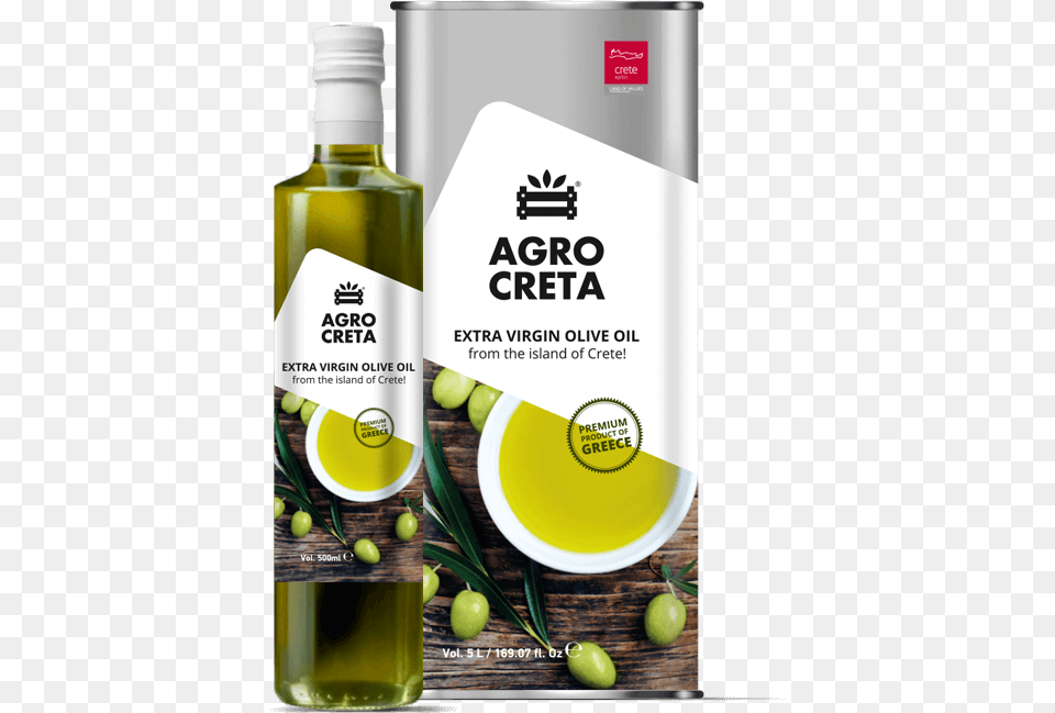 Extra Virgin Olive Oil Agro Creta Olive Oil, Cooking Oil, Food Free Png