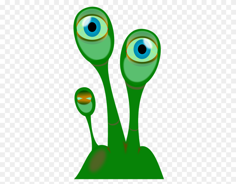 Extraterrestrial Life Eye Computer Icons Download Drawing, Alien, Cutlery, Green, Spoon Free Transparent Png