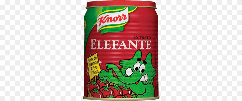 Extrato De Tomate Elefante 340g Lata Knorr, Can, Tin Free Transparent Png