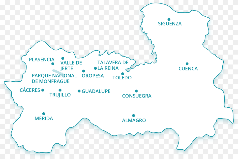 Extremadura Castile Mancha, Chart, Plot, Map, Atlas Png Image
