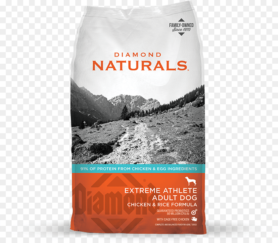 Extreme Athlete Front Of Bag Diamond Naturals Dog Food Extreme Athlete, Advertisement, Poster Free Png