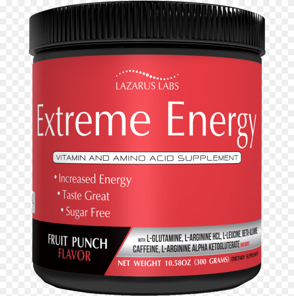 Extreme Energy Powder Cylinder, Bottle, Can, Tin, Cosmetics Free Png Download