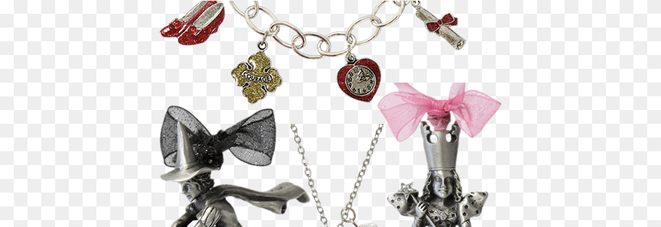 Extremely Ideas Wizard Of Oz Charm Bracelet Curiozity Wizard Of Oz Charm Bracelet Amp Slippers Pendant, Accessories, Jewelry, Necklace Png Image