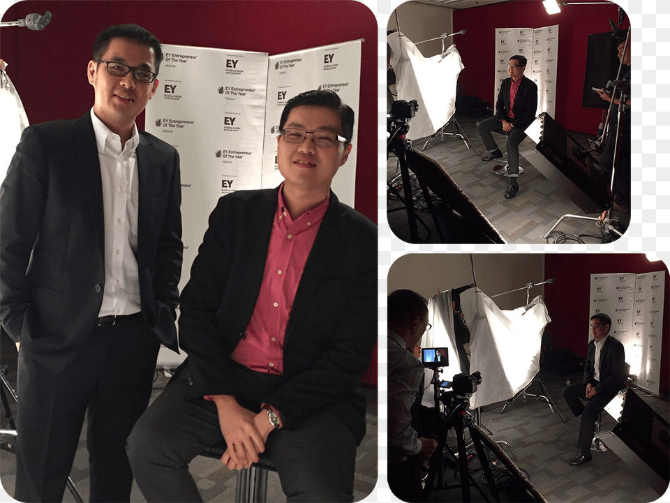 Ey Entrepreneur Of The Year 15th Anniversary Video Asset, Tripod, Photography, Blazer, Clothing Png Image
