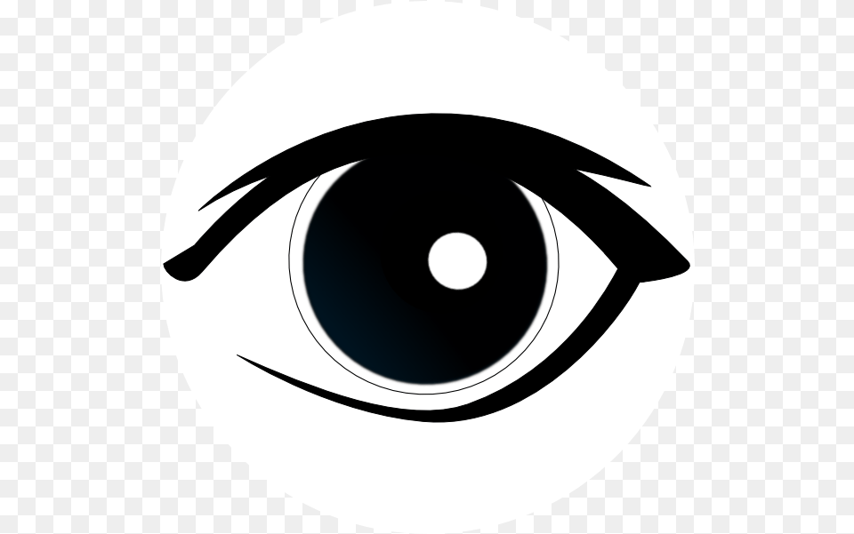 Eye Animation Cartoon Clip Art Outline Of A Eye, Disk Free Transparent Png