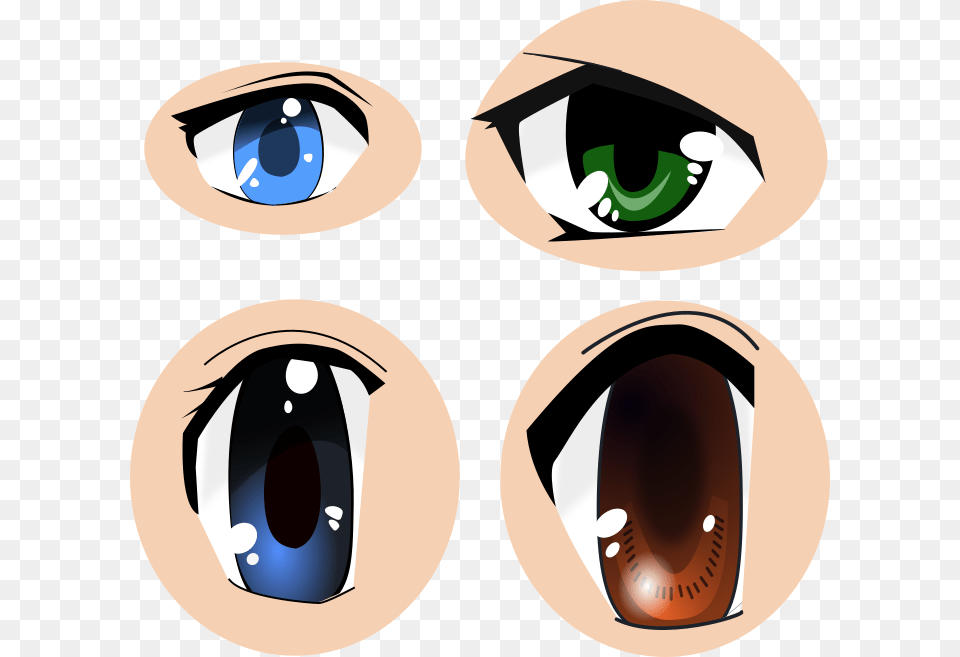 Eye Anime Vector, Contact Lens, Smoke Pipe Free Png