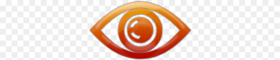 Eye Clipart Orange Dark Eye, Coil, Spiral Png Image