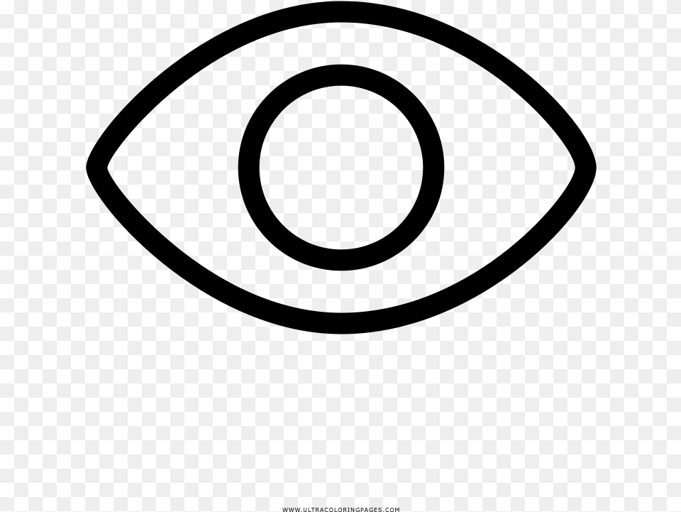 Eye Coloring, Gray Png Image