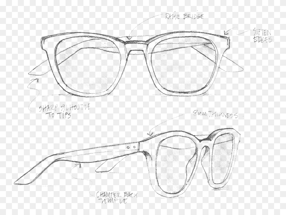 Eye Drawing At Getdrawings Sketch Glasses Drawing, Gray Png Image