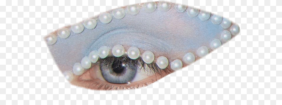 Eye Eyes Makeup Blue Pearls Sticker By Dani Lovely, Accessories, Jewelry, Pearl, Medication Free Png