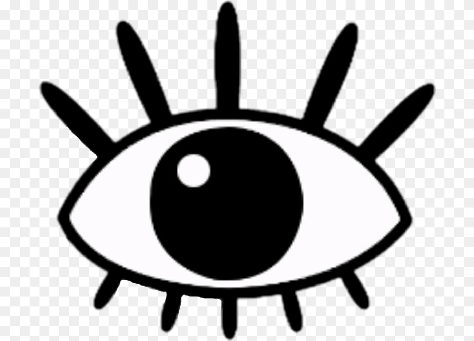 Eye Eyes Tumblr Cute Kendall And Kylie Evil Eye Backpack, Stencil, Cutlery, Animal, Invertebrate Png