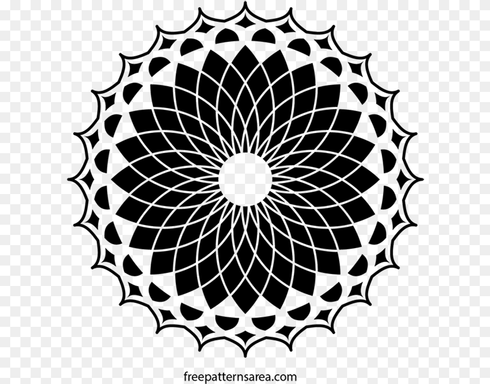 Eye Flower Of Life, Gray Png Image