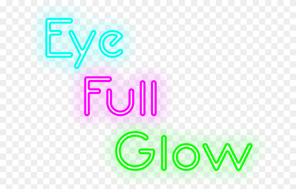 Eye Full Glow, Green, Light, Purple, Logo Free Png Download