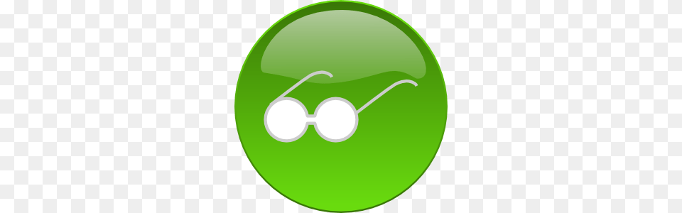 Eye Glasses Button Clip Art For Web, Green, Disk, Computer Hardware, Electronics Png