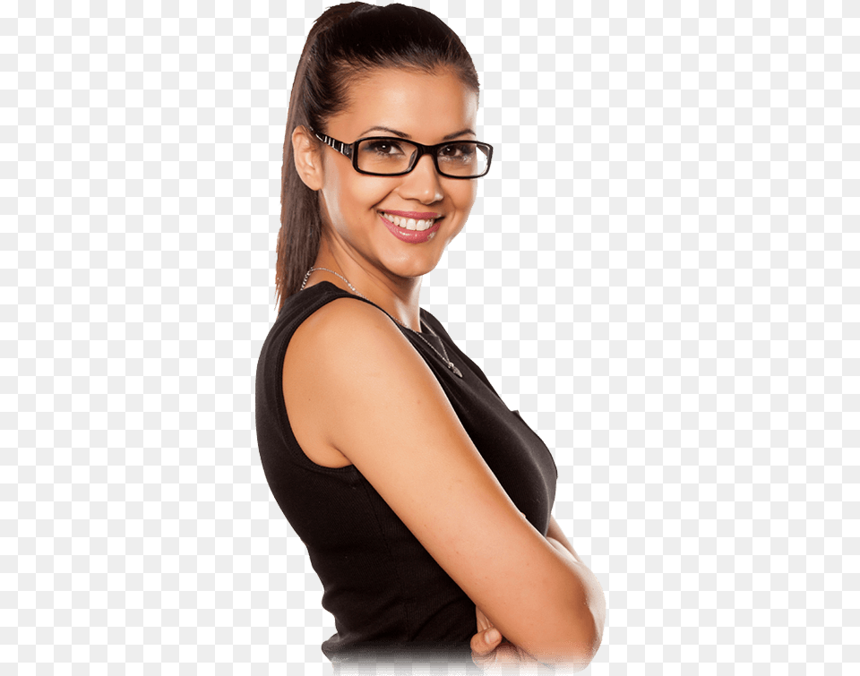 Eye Glasses Image Girl With Goggle, Accessories, Smile, Portrait, Photography Png