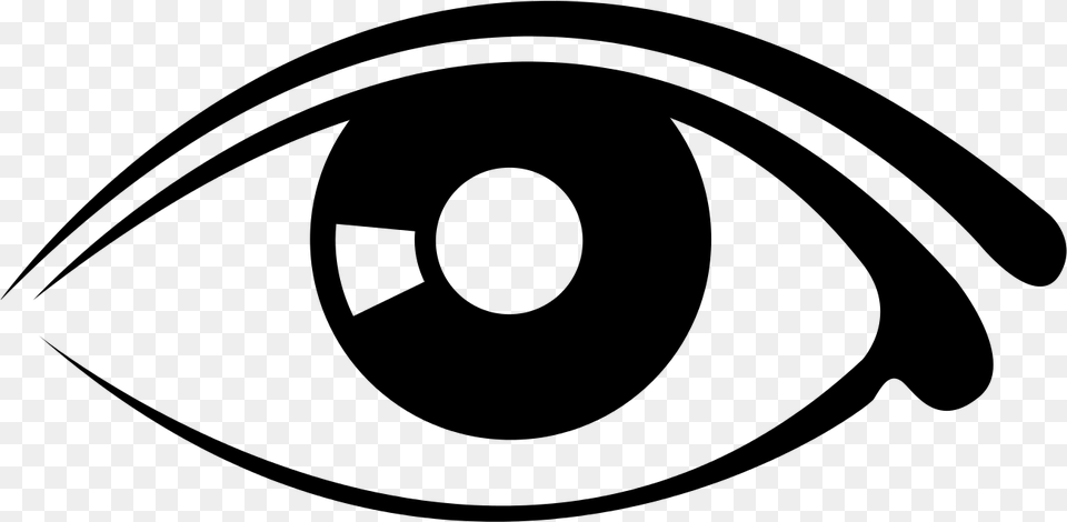 Eye Human Eyeball Body Part Pupil Sight Vision Eye Clipart Black And White, Gray Png