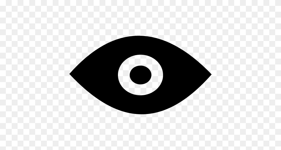 Eye Icon, Gray Png Image