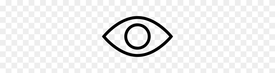 Eye Icon Download Formats, Gray Free Transparent Png