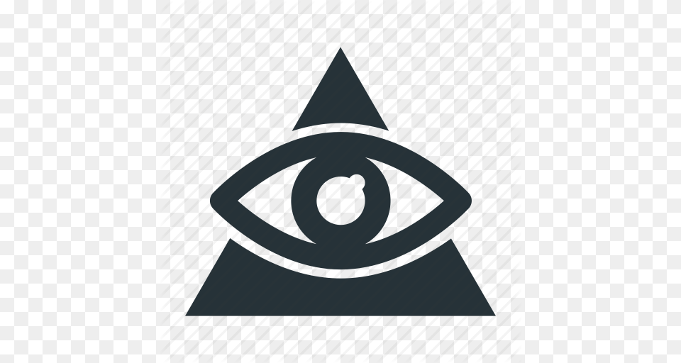 Eye Illuminati Masonry Religion Triangle Icon Free Png