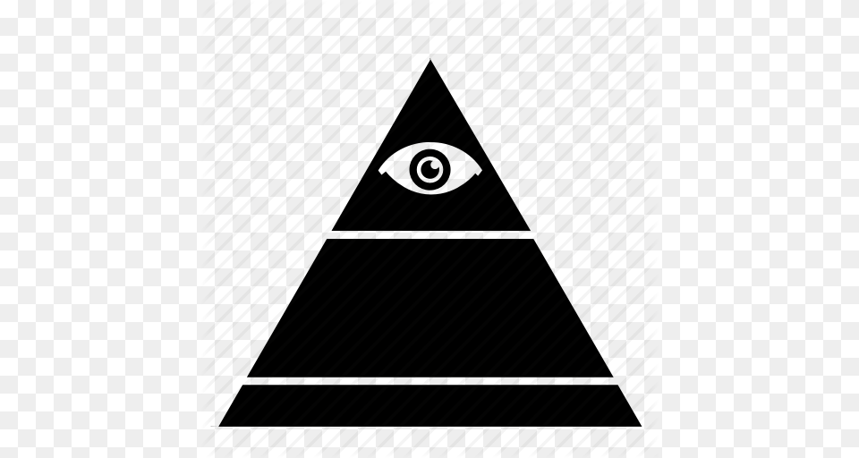 Eye Illuminati Pyramid Top Triangle Icon Free Png