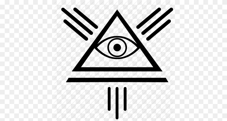 Eye Illuminati Pyramid Triangle Icon Png Image
