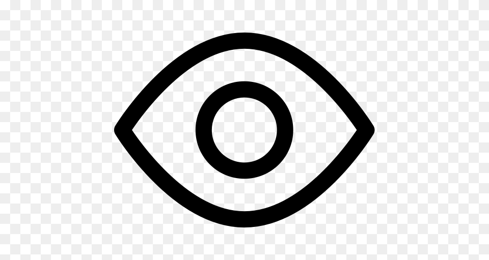 Eye Image Icon With And Vector Format For, Gray Free Png